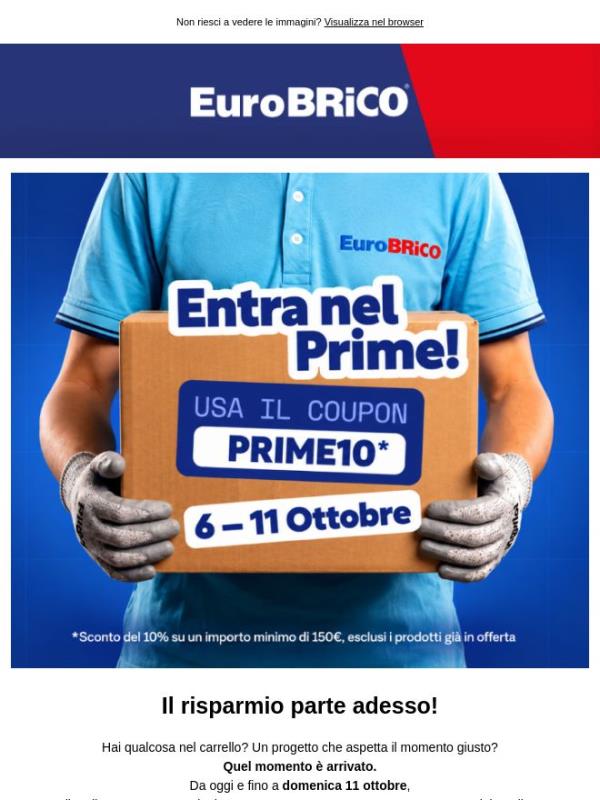 Agisci ora e risparmia!