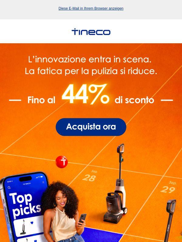 È il momento giusto per scegliere Tineco: fino al 44% di sconto