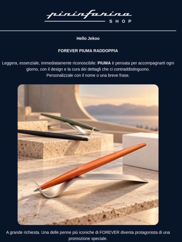 PIUMA: ne scegli 2, risparmi il 10%