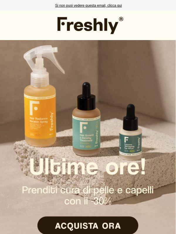 La promozione termina! 😱 -30%