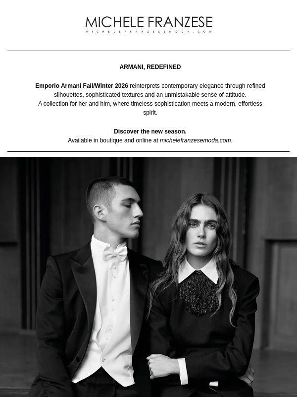 ARMANI, REDEFINED
