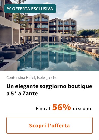 Un elegante soggiorno boutique a 5* a Zante