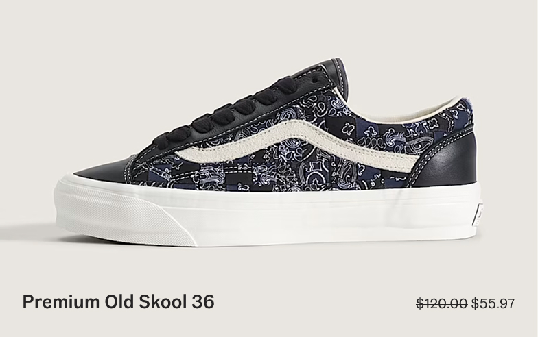 Black Premium Old Skool 36 Shoe