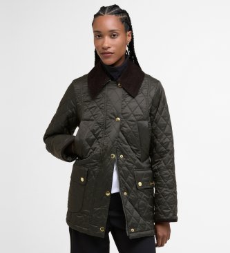 Giacca Modern Beadnell Quilted verde