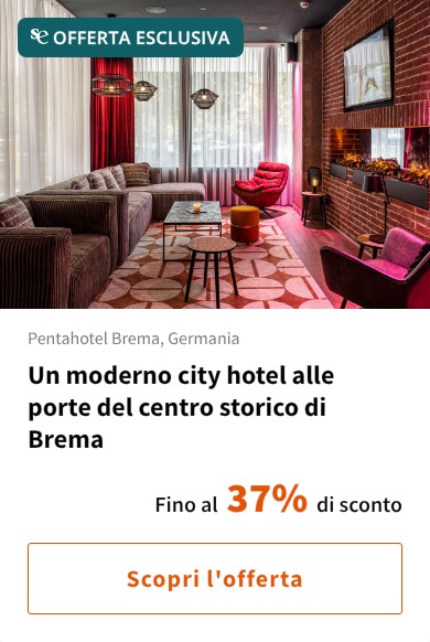 Un moderno city hotel alle porte del centro storico di Brema