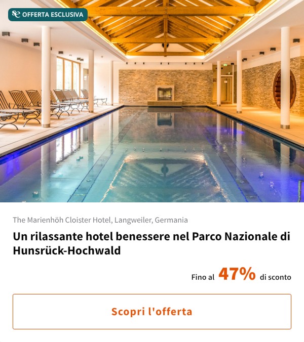 Un rilassante hotel benessere nel Parco Nazionale di Hunsrück-Hochwald