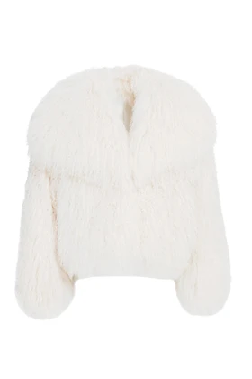 Cappotto Loyenne Bianco in Mongolia