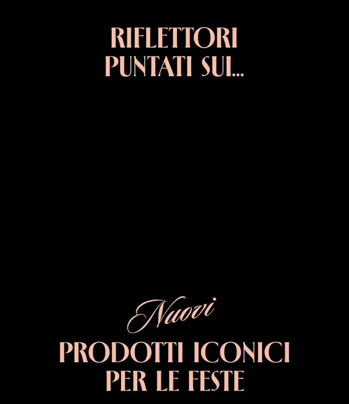 Riflettori puntati sui… NUOVI prodotti iconici per le feste