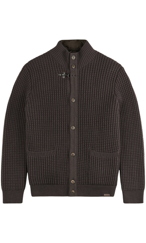 Textured Cardigan With Removable Gilet