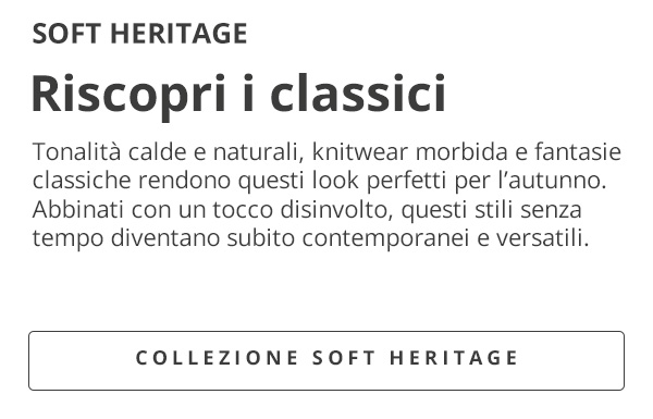 Classici riscoperti: scopri Soft Heritage