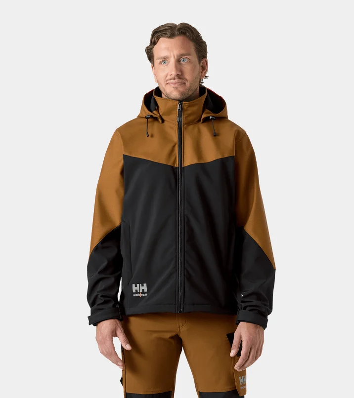 Oxford Hooded Softshell Jacket