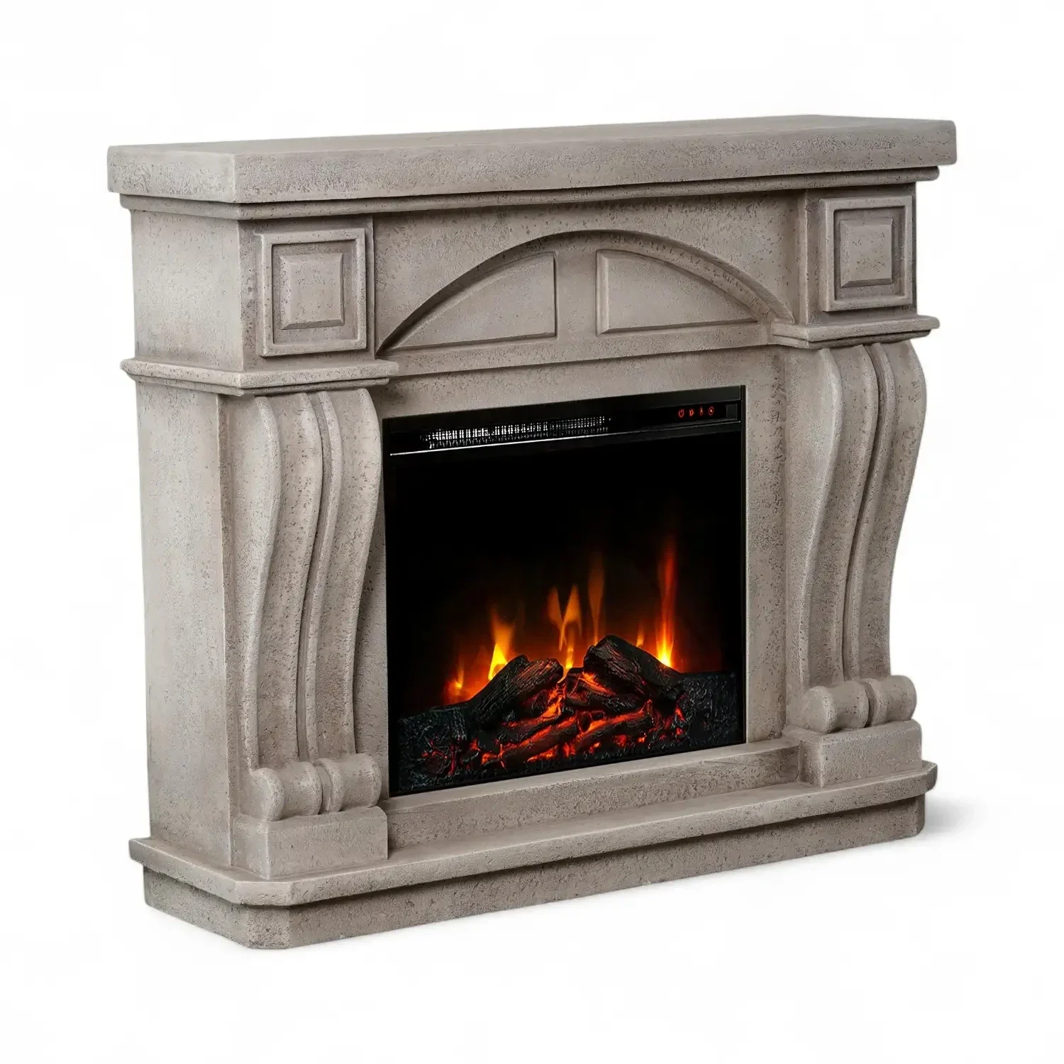 Image of Logi - Camino Elettrico in Polystone