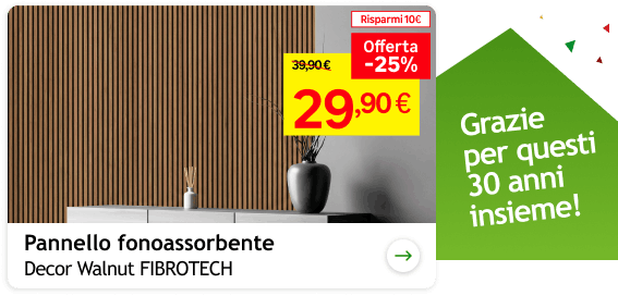 Pannello fonoassorbente 29,90 &euro;