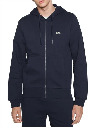 Lacoste Felpa Con Cappuccio Con Zip