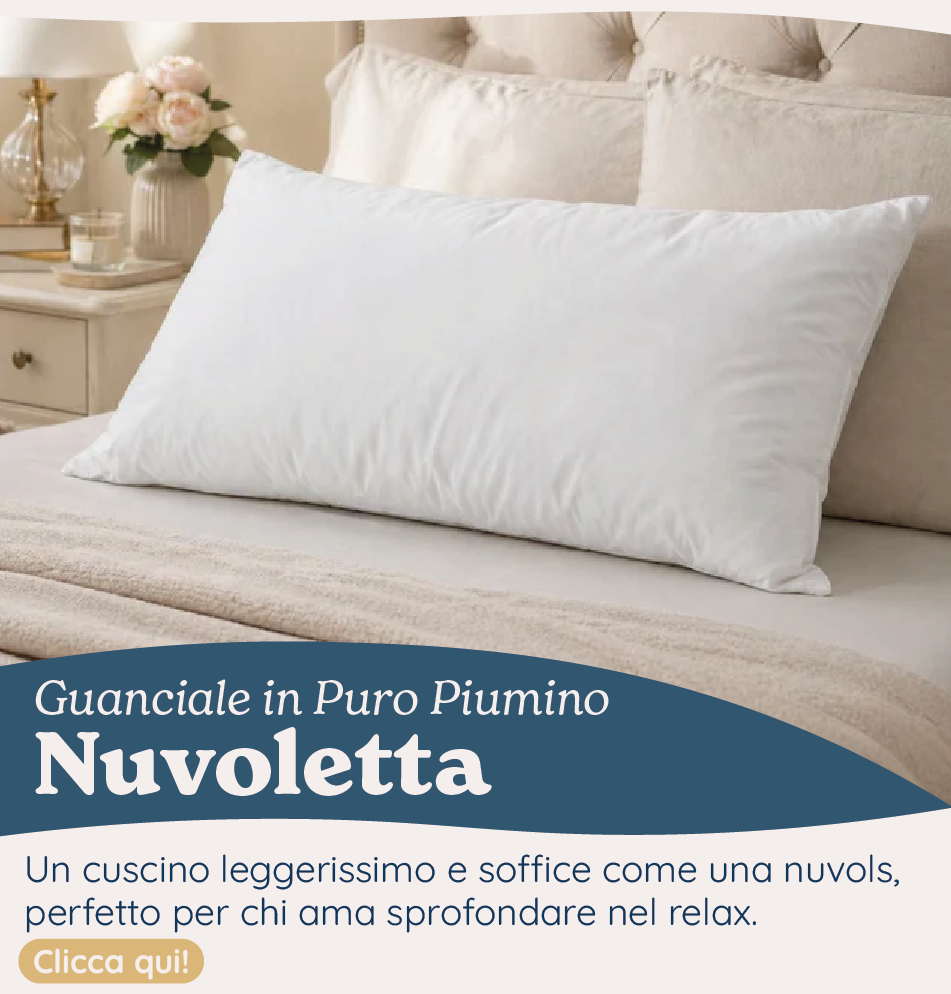 Guanciale in Puro Piumino - Nuvoletta