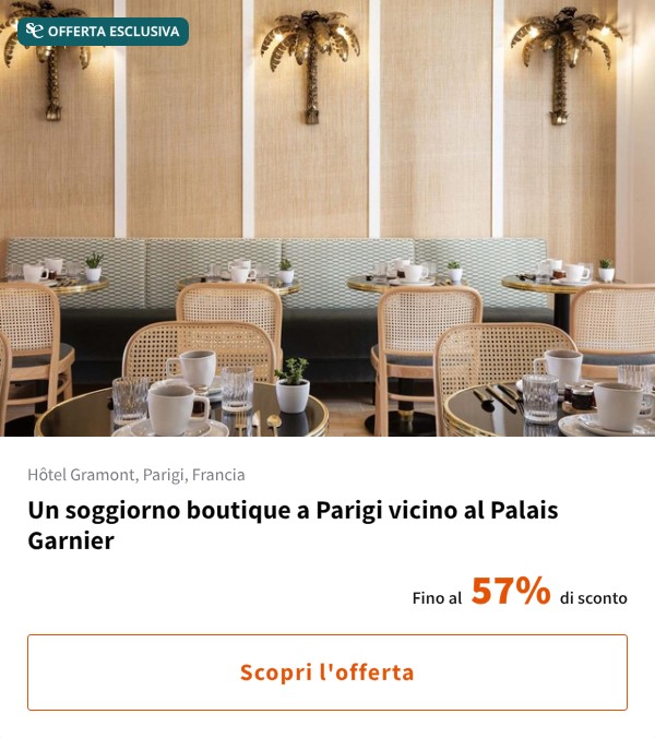 Un soggiorno boutique a Parigi vicino al Palais Garnier