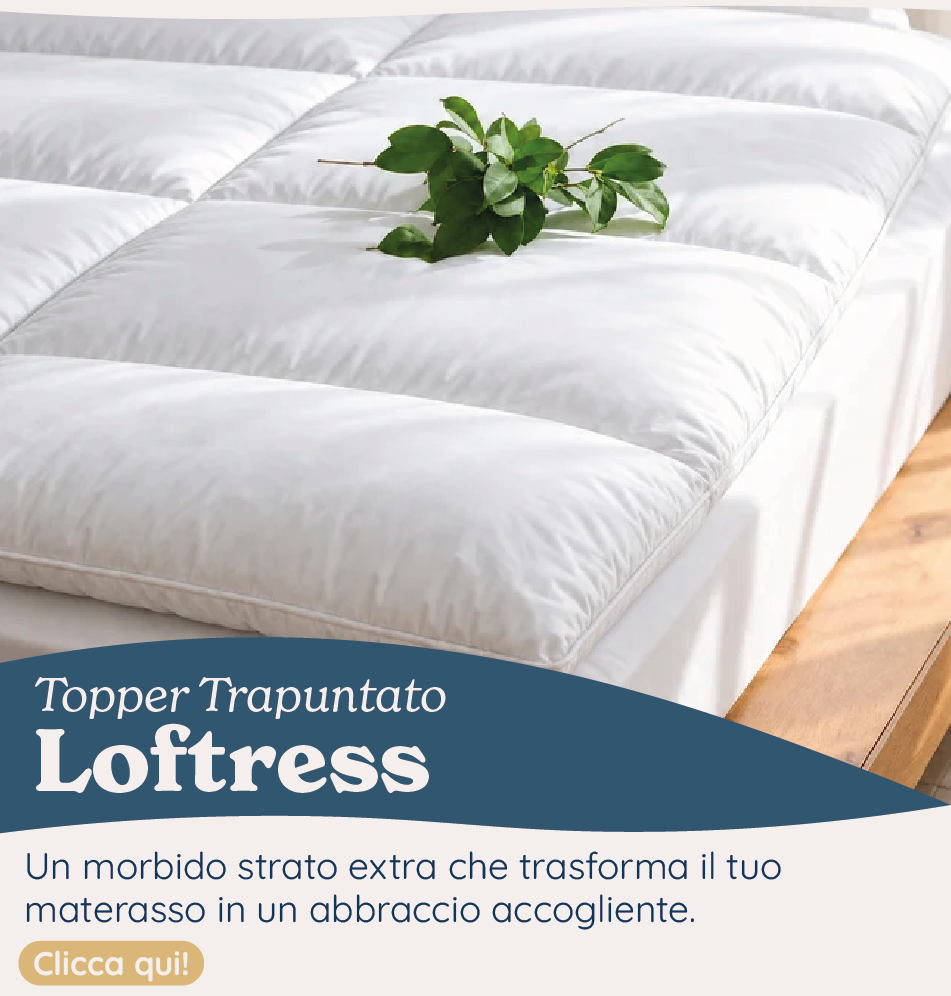 Topper Trapuntato in Piumino e Piumetta - Loftress