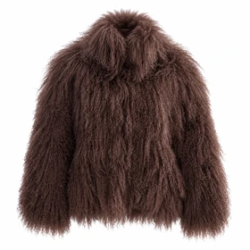 Cappotto Elenne Marrone in Mongolia