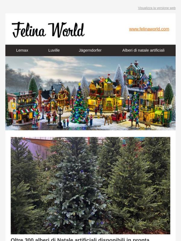 200+ alberi, decorazioni di lusso, luci & 1600+ Lemax: prezzo conveniente & invio veloc