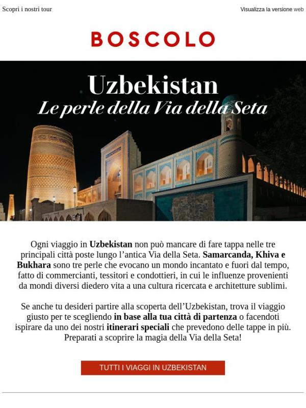 Uzbekistan: le perle della Via della Seta