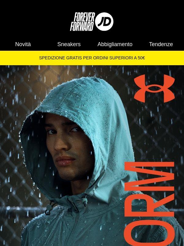 Resta asciutto con Under Armour Storm
