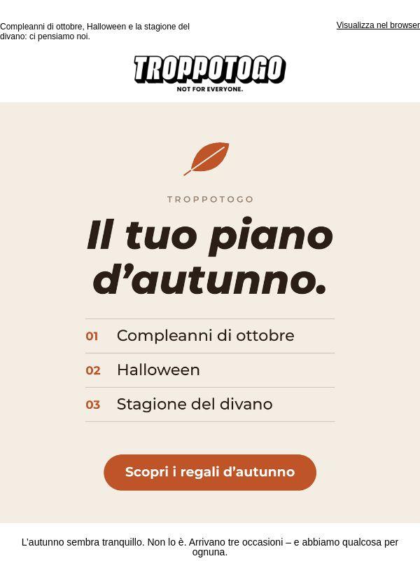 Il tuo piano d’autunno: 3 occasioni, zero ansia 🍂