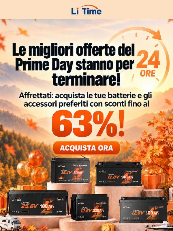 ⏰ Meno di 24 ore: sconti fino al 63%!