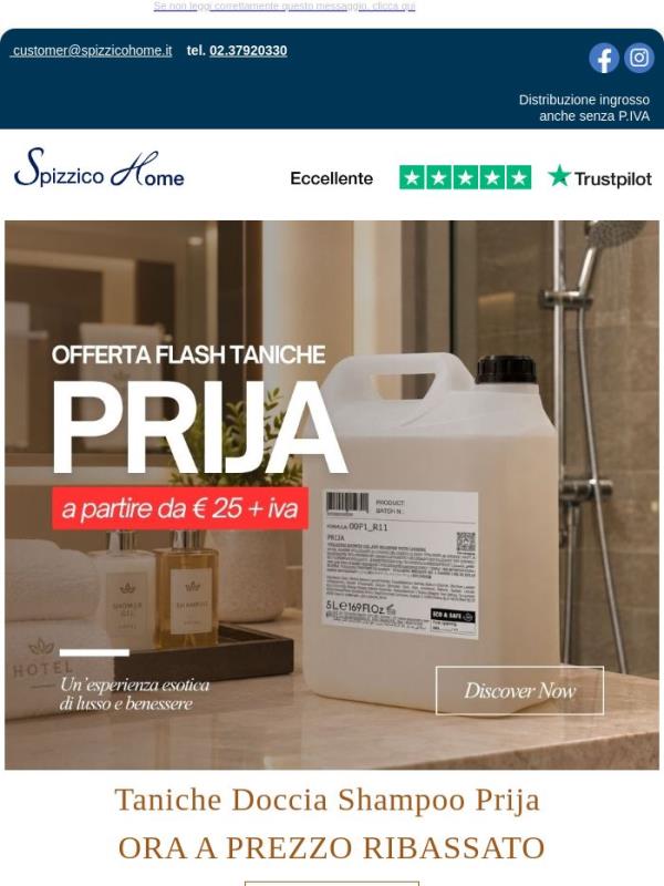 Taniche Doccia Shampoo Prija | Offerta Flash ❤️‍🔥
