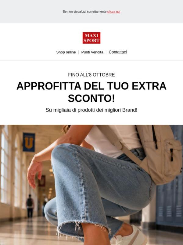 👟 Scegli le tue nuove sneaker preferite con un Extra Sconto