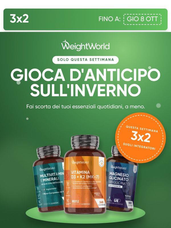 3x2: gioca d'anticipo sull'inverno