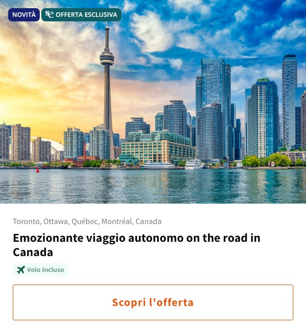 Emozionante viaggio autonomo on the road in Canada