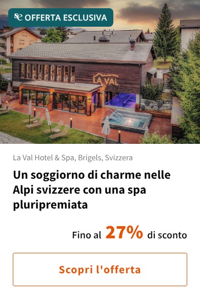Un soggiorno di charme nelle Alpi svizzere con una spa pluripremiata