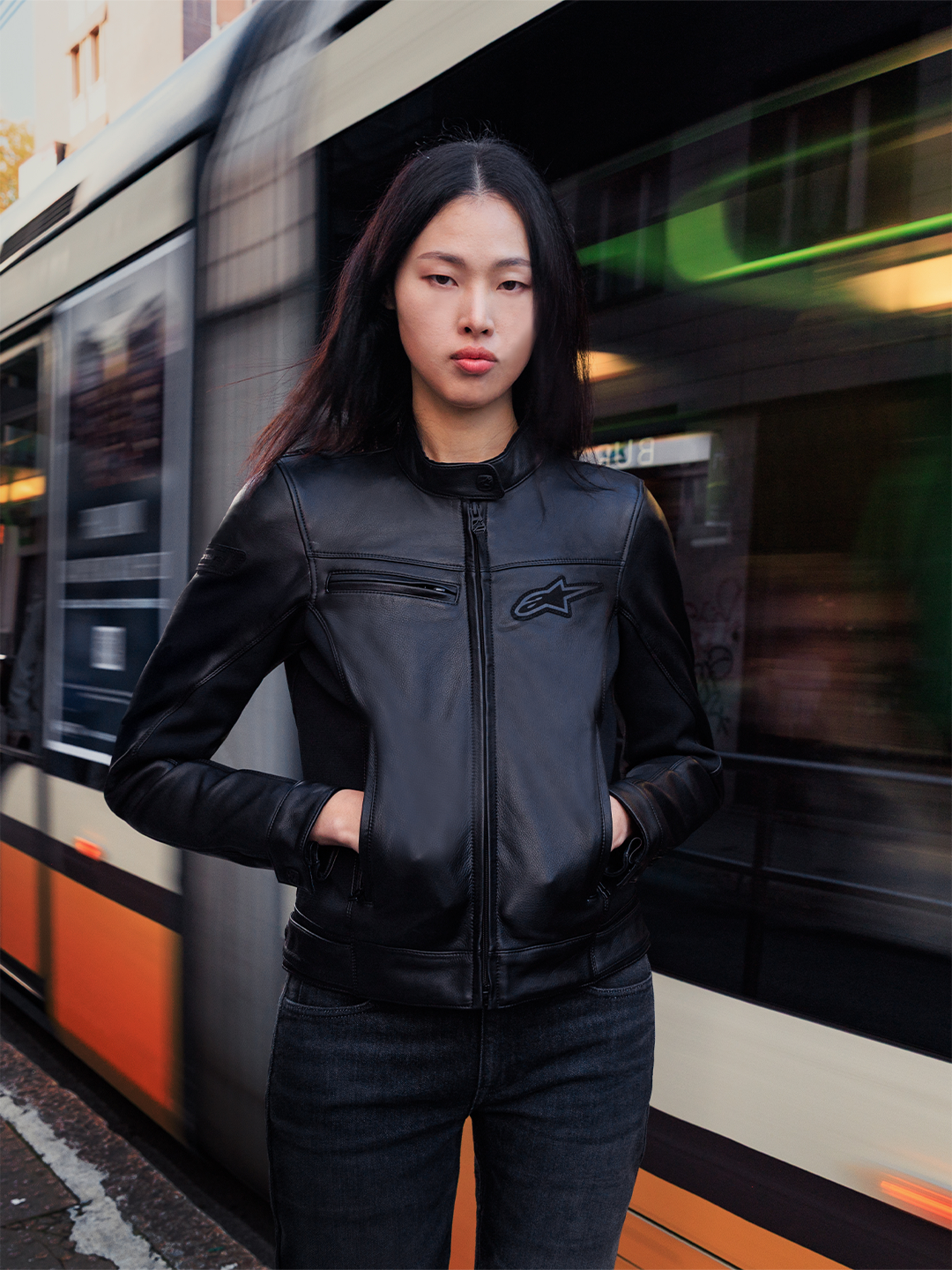 Alpinestars Giacca in pelle Stella Maver-X