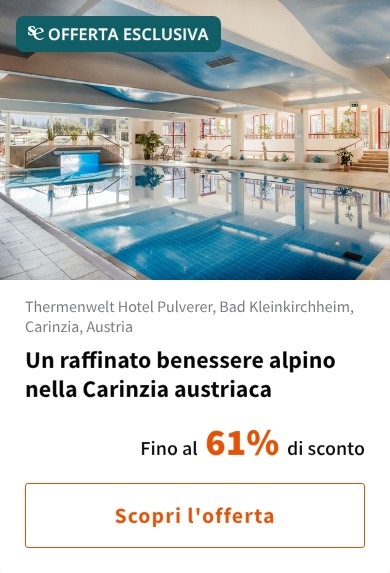 Un raffinato benessere alpino nella Carinzia austriaca