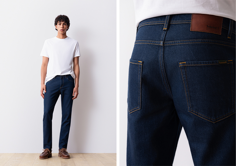 Gamba slanciata per un look pulito e moderno.