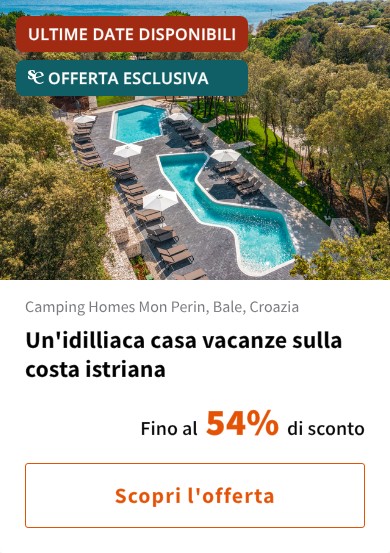 Un'idilliaca casa vacanze sulla costa istriana