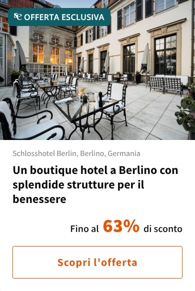 Un boutique hotel a Berlino con splendide strutture per il benessere