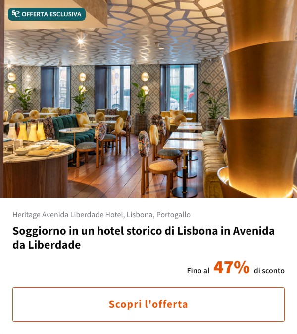 Soggiorno in un hotel storico di Lisbona in Avenida da Liberdade