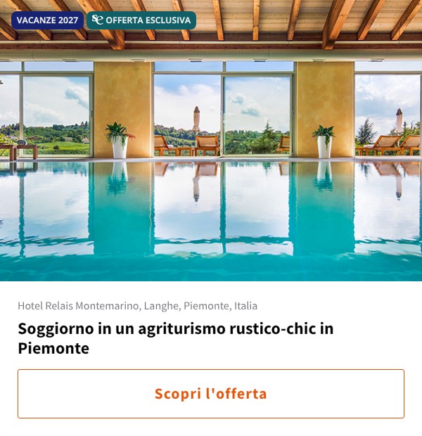 Soggiorno in un agriturismo rustico-chic in Piemonte
