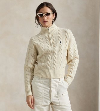 Maglione in cashmere bianco