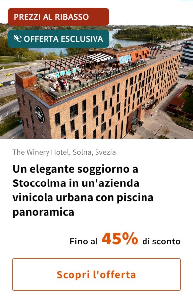 Un elegante soggiorno a Stoccolma in un'azienda vinicola urbana con piscina panoramica