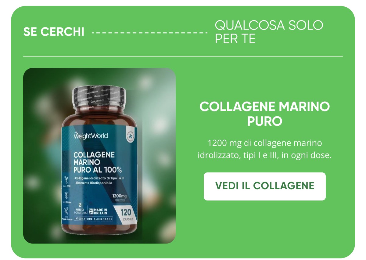 Se cerchi ----------------------------------- qualcosa solo per te collagene marino puro 1200 mg di collagene marino idrolizzato, tipi I e III, in…