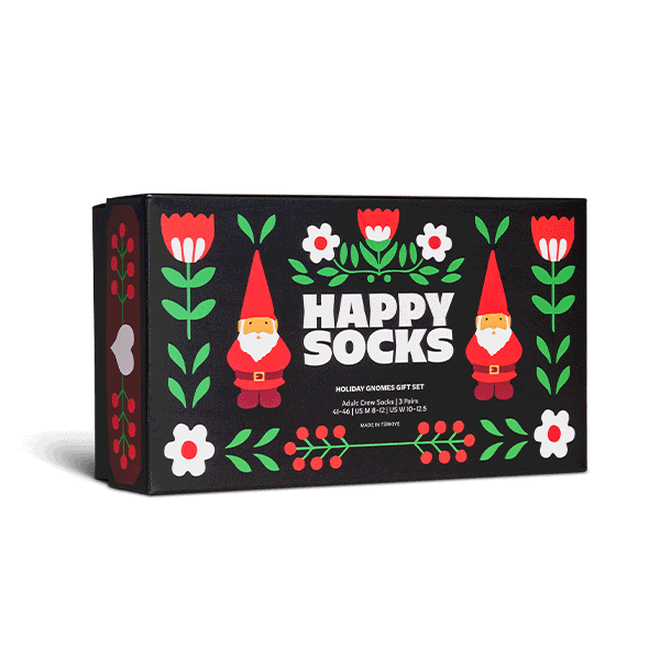 Set regalo di 3 calzini Holiday Gnomes