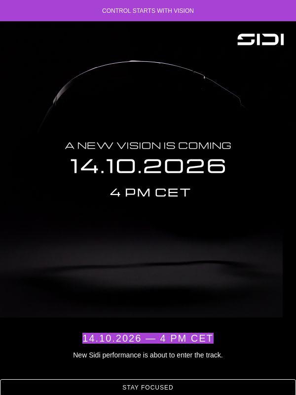 A new vision is coming.