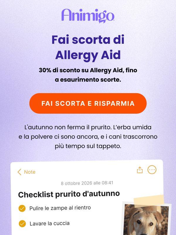 Il tuo cane si gratta? Fai scorta e risparmia