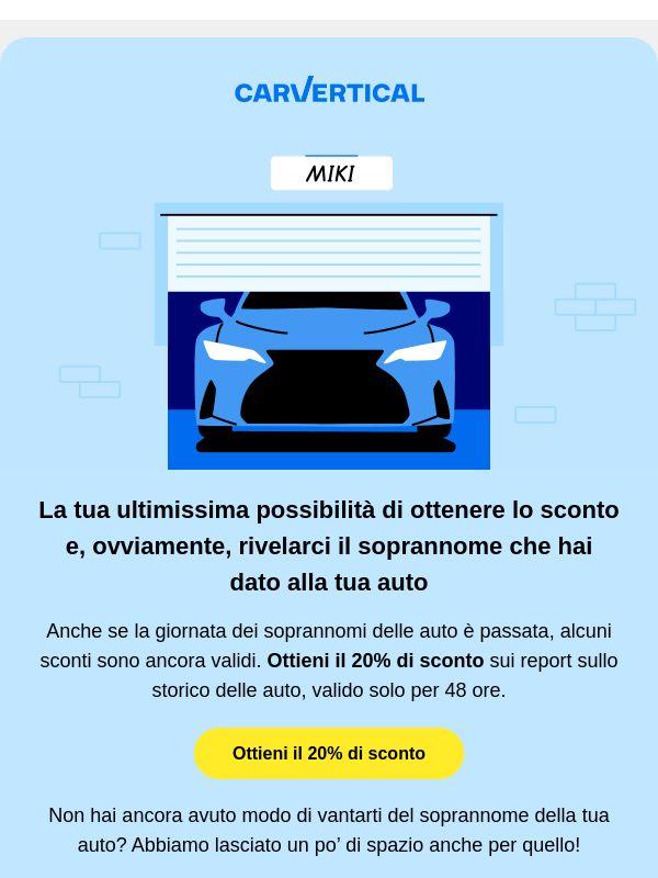 Te lo abbiamo tenuto da parte