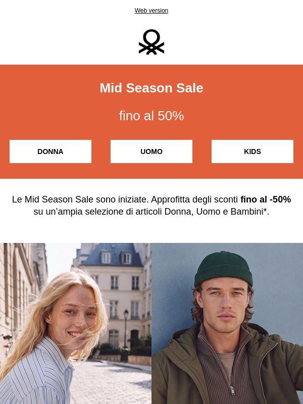 Mid Season Sale: fino al -50%