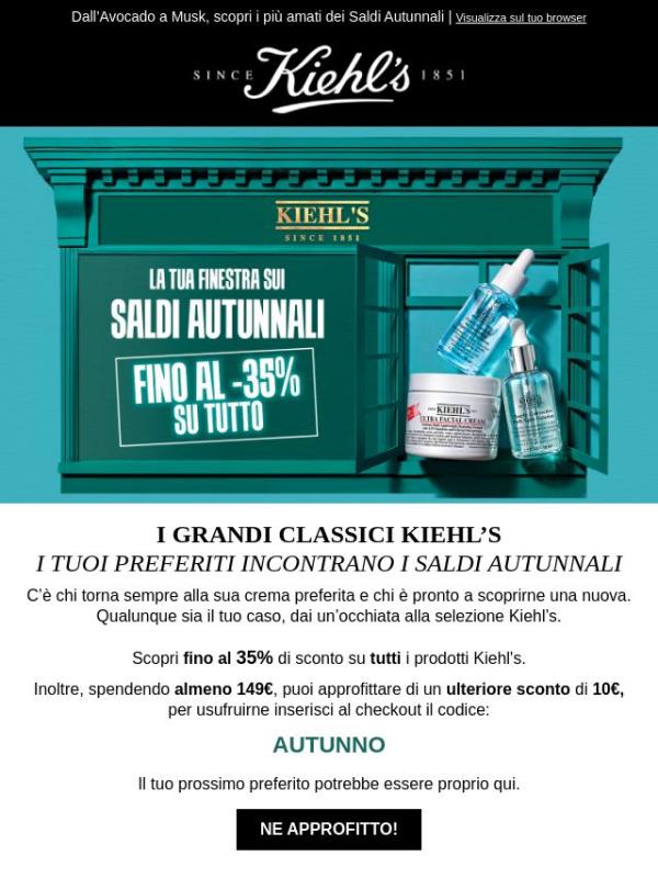 Il tuo preferito Kiehl’s è qui? 👀