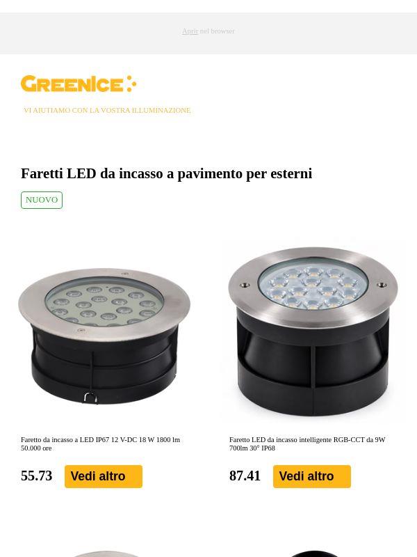 Faretti LED da incasso a pavimento per esterni 🚨 Disponibili in stock, consegna in 48 h
