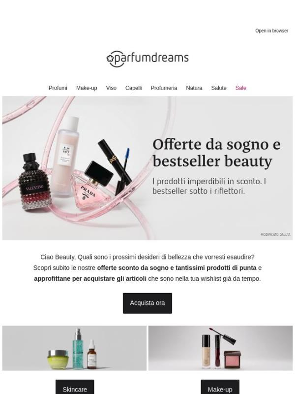 ✨ Offerte da sogno per i tuoi desideri di bellezza